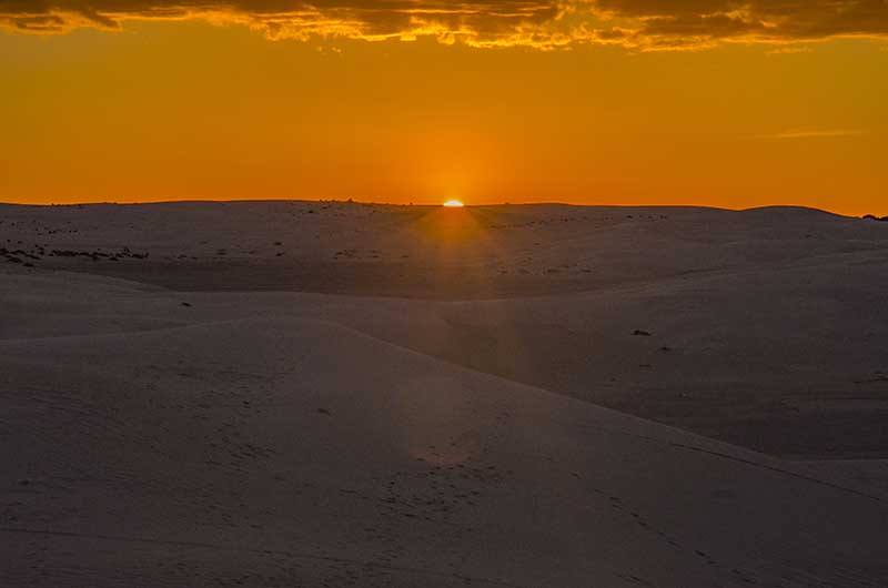 107 - Tunez - Ong Djmel - atardecer en el desierto